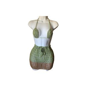 *NWT* HANDMADE CROCHET 3 PIECE SET